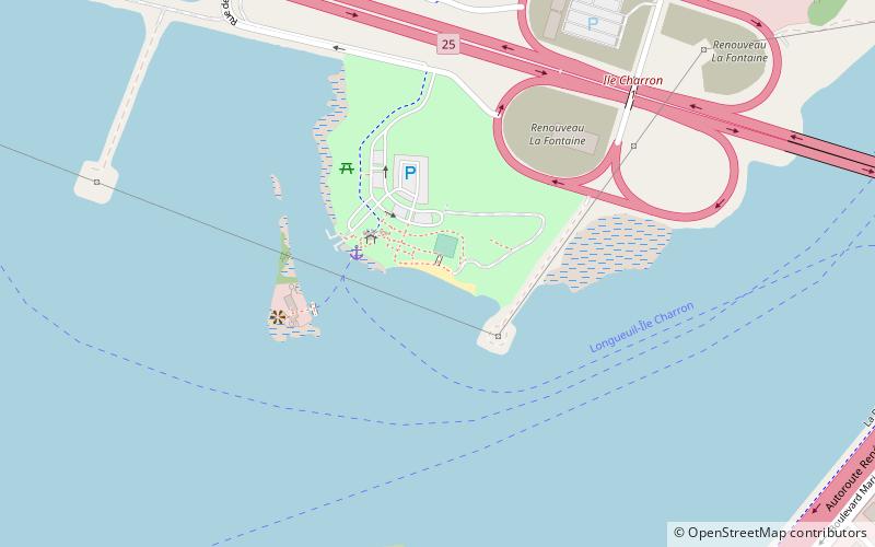 plage de longueuil location map