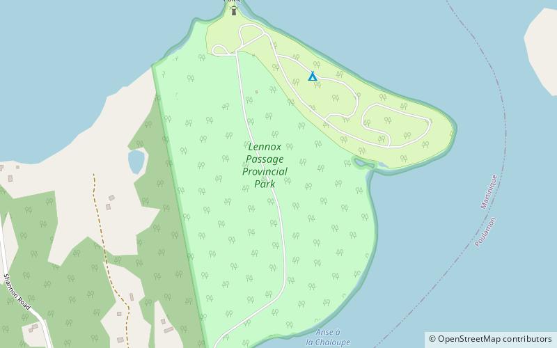 Lennox Passage Provincial Park location map