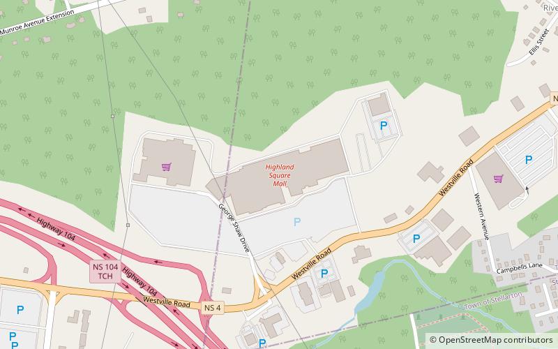 Highland Square Mall location map