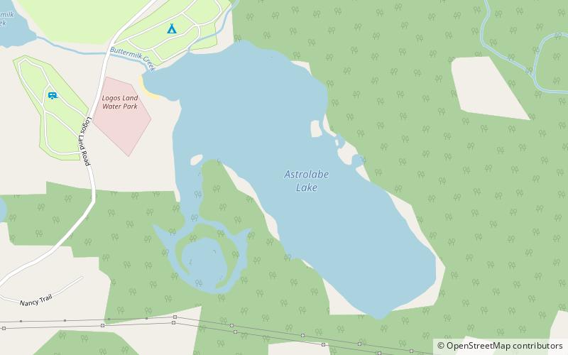 astrolabe lake location map