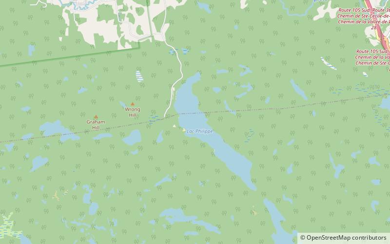 Lac Phillipe location map