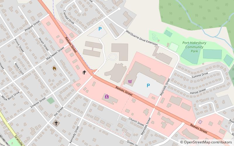 Port Hawkesbury Civic Centre location map