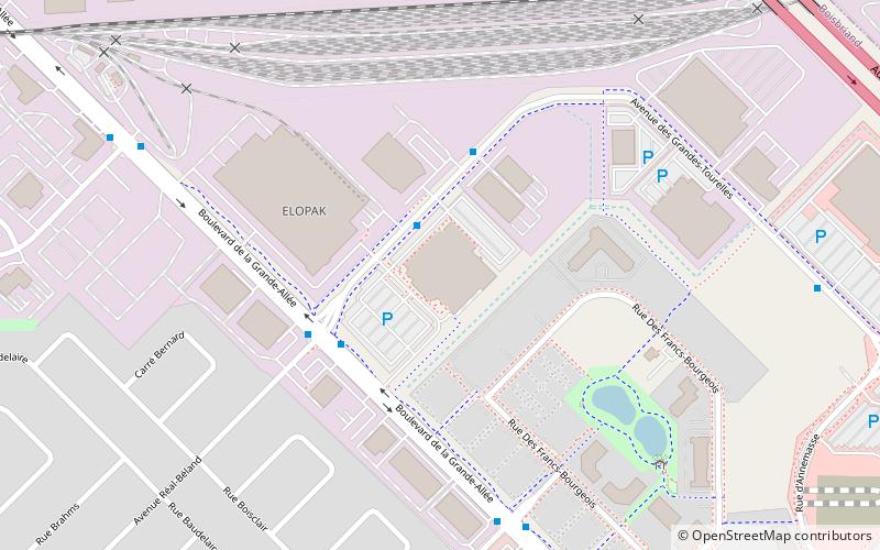 Centre d'excellence Sports Rousseau location map