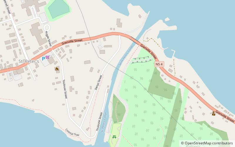 Canal de Saint-Pierre location map