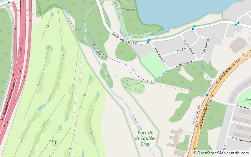 Coulée Grou location map