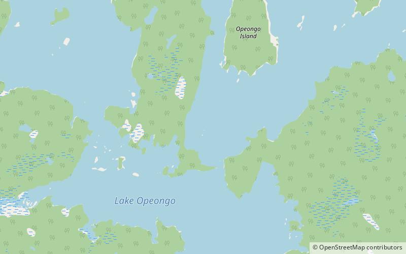 Opeongo Lake location map