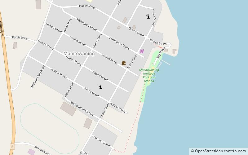 Manitowaning location map