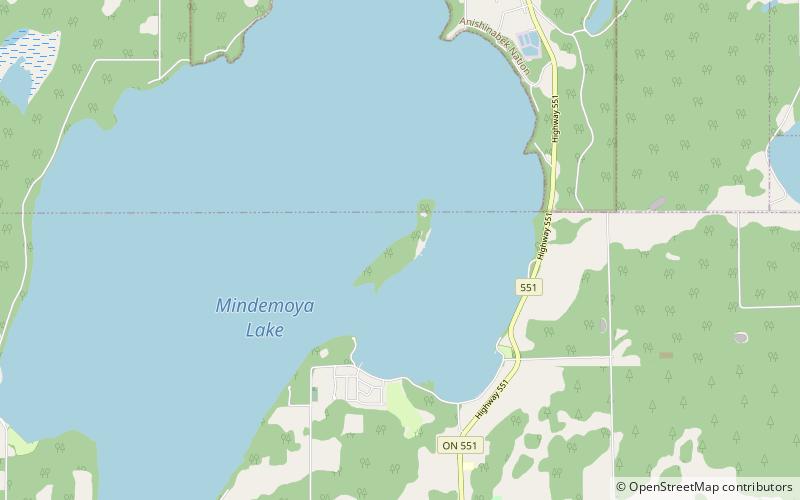 Île Treasure location map