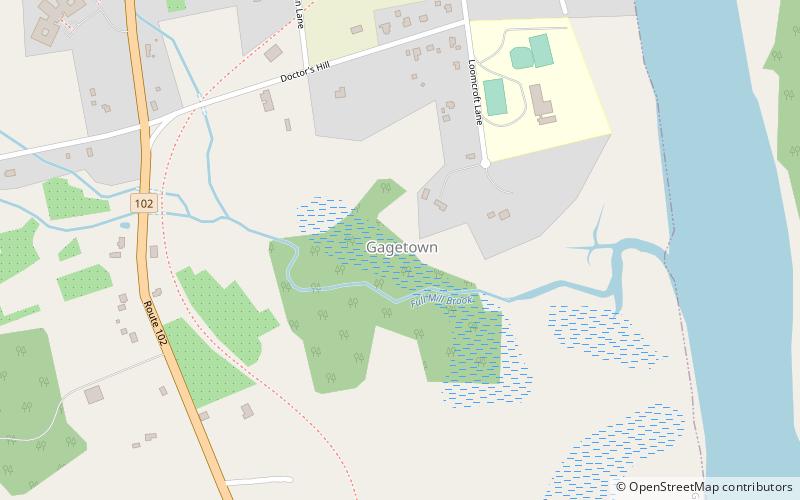 Gagetown location map