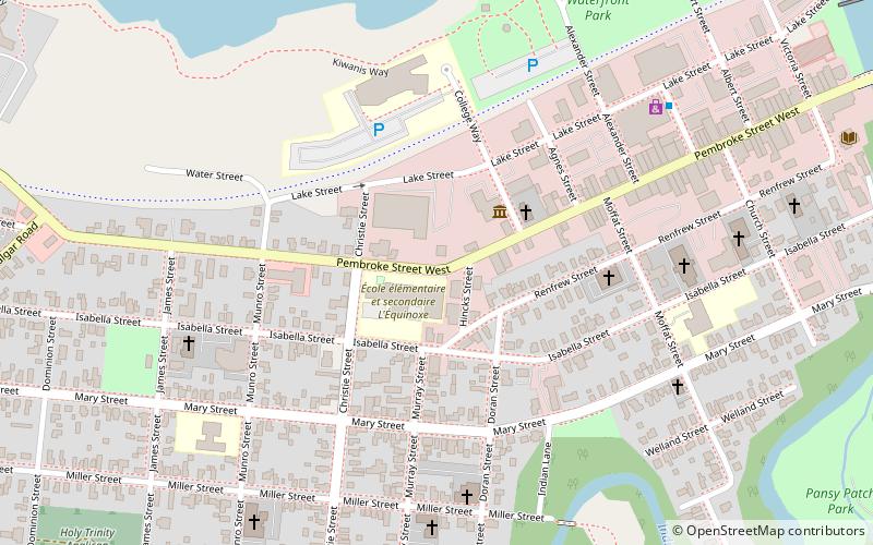 pembroke memorial centre location map