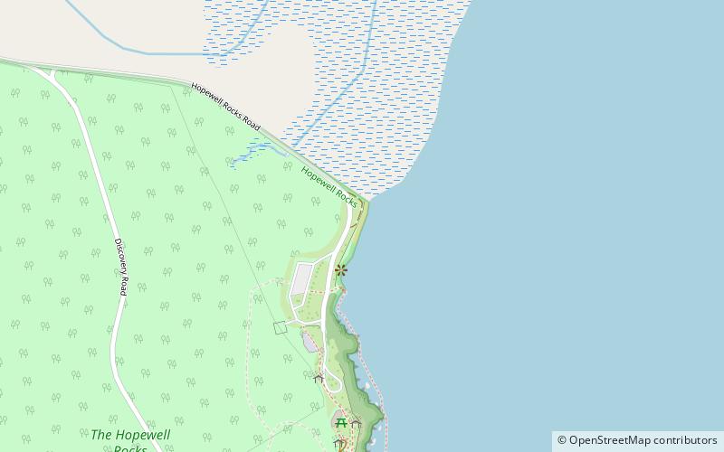 north beach hopewell cape location map