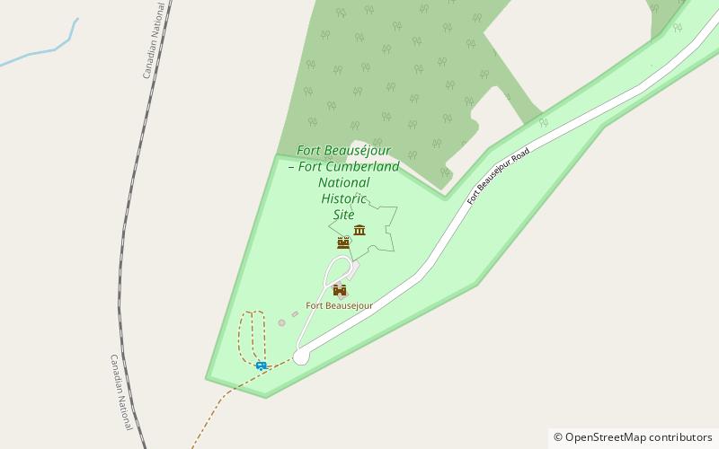 Fuerte Beauséjour location map