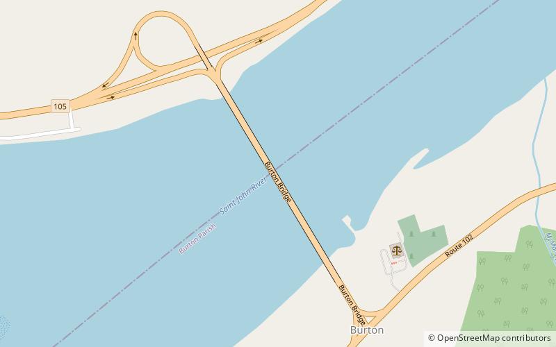 burton bridge location map