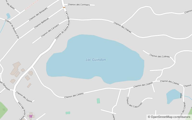 lake guindon sainte anne des lacs location map