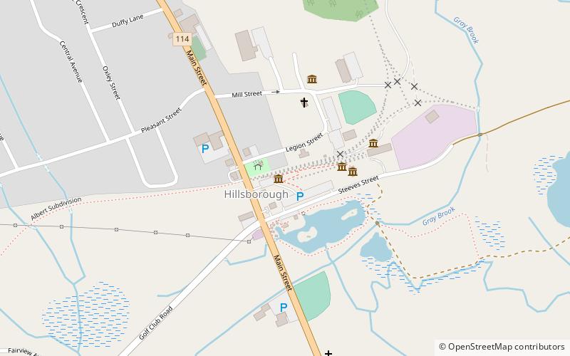 Chemin de fer Salem & Hillsborough location map