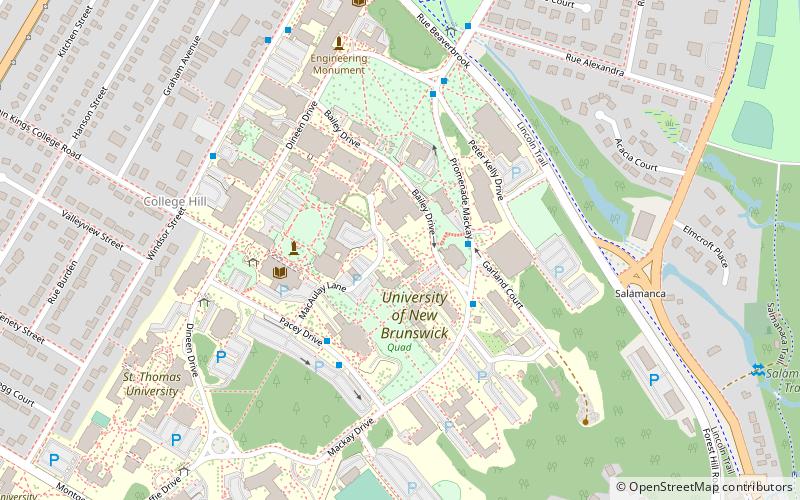 aitken house fredericton location map