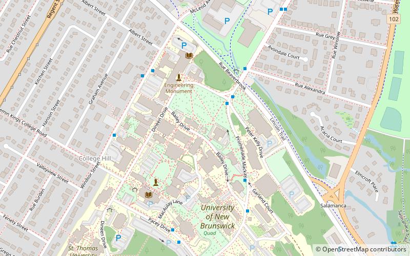 Observatoire William-Brydone-Jack location map