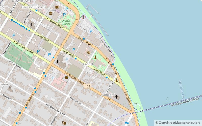 New Brunswick Legislative Building location map