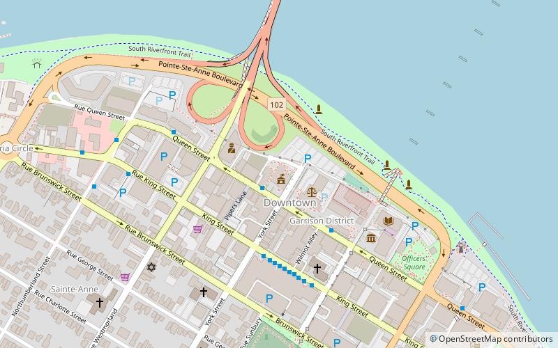 Fredericton City Hall location map