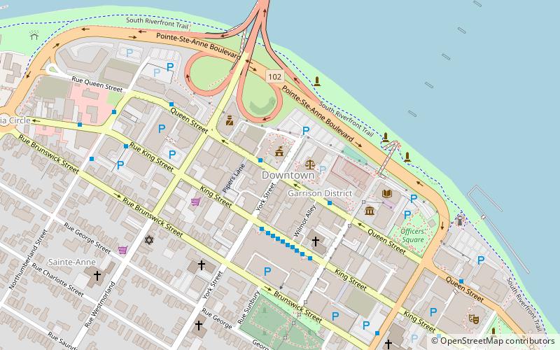 University of Fredericton location map