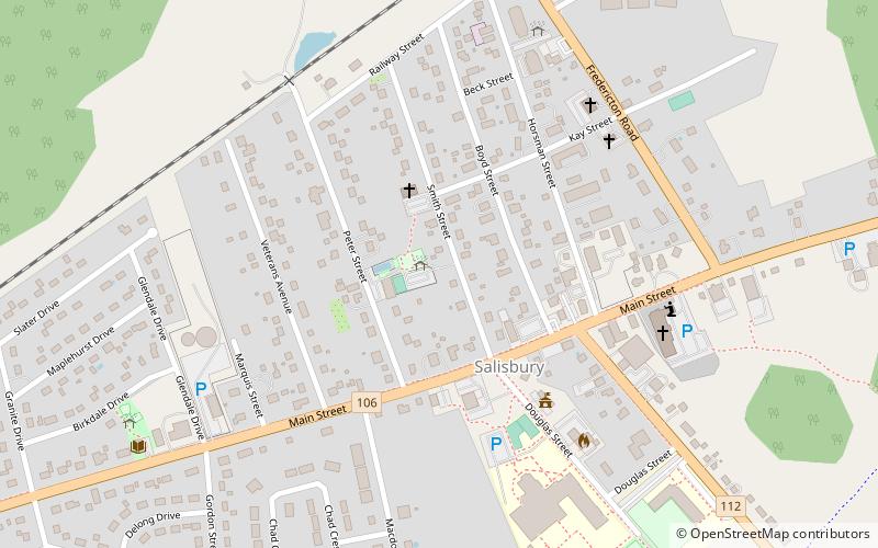Salisbury location map