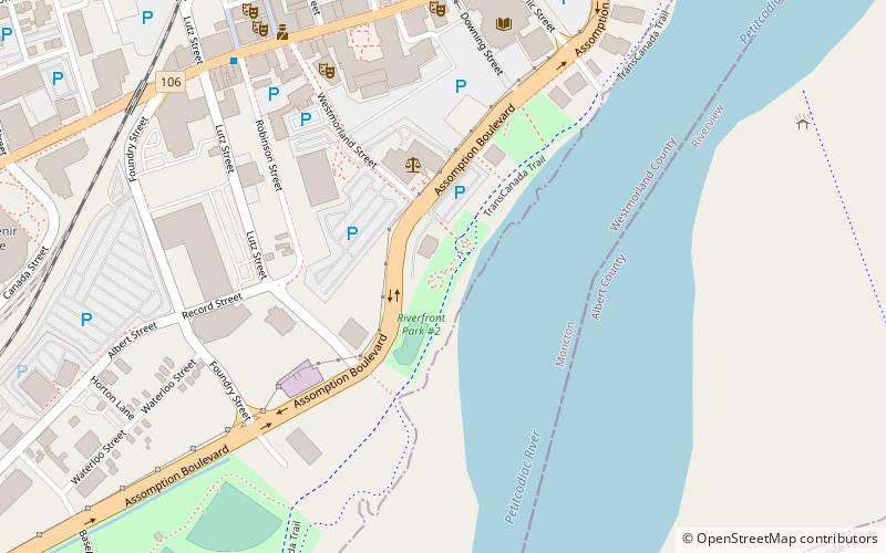 Riverfront Trail location map