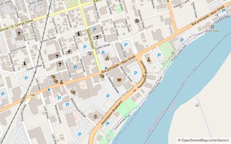 Blue Cross Centre location map