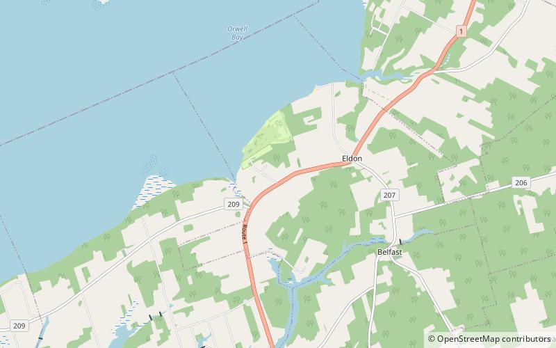 lord selkirk provincial park ile du prince edouard location map