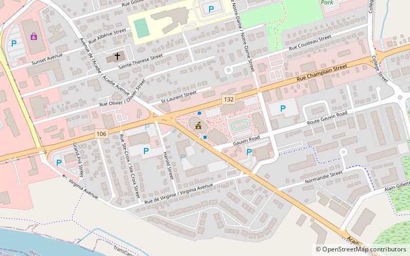 Dieppe Public Library location map