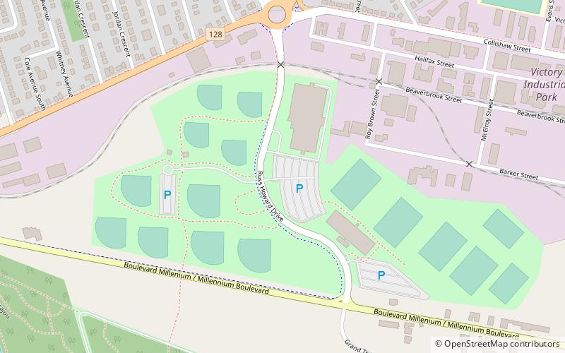 CN Sportplex location map