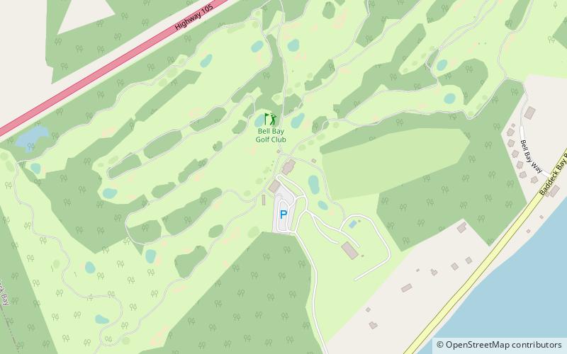 Bell Bay Golf Club location map