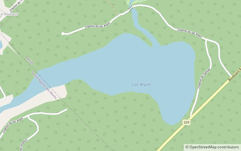 lake arpin location map