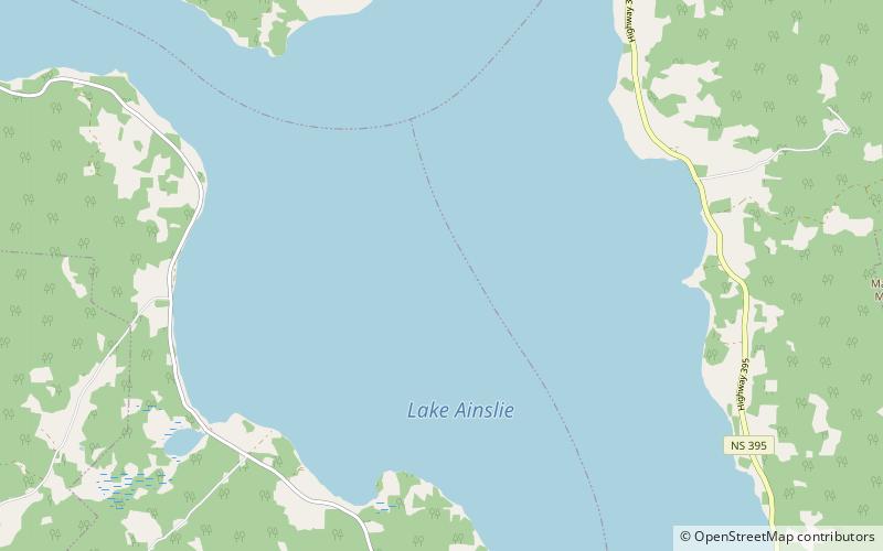 Lac Ainslie location map