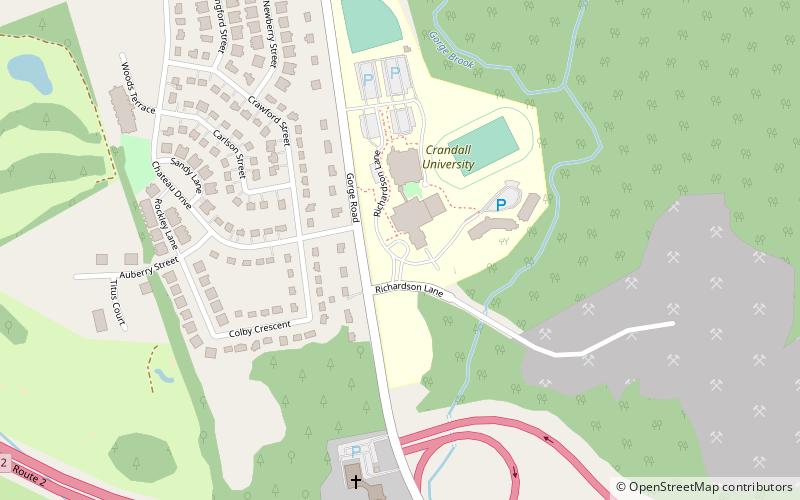 Universidad Crandall location map