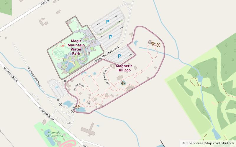 Magnetic Hill Zoo location map
