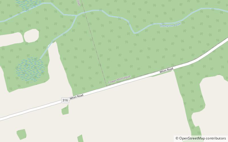 Montague-Kilmuir location map