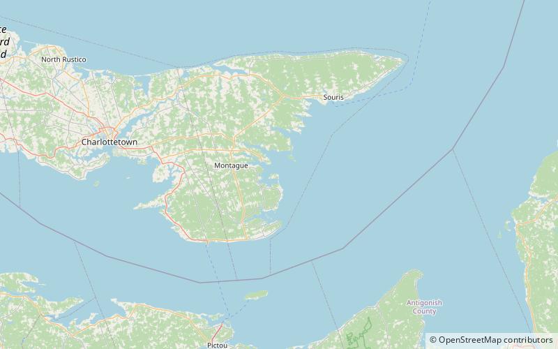 Panmure Island Provincial Park location map