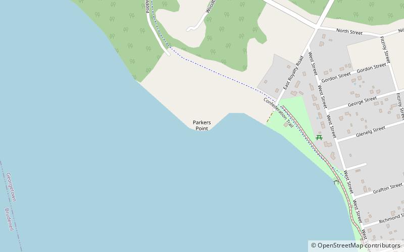 parkers point georgetown location map