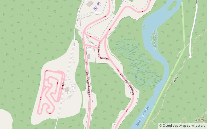 Circuit Mont-Tremblant location map