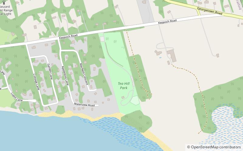 tea hill provincial park isla del principe eduardo location map