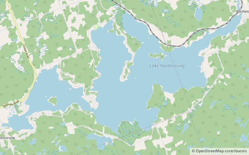 Lake Nosbonsing location map