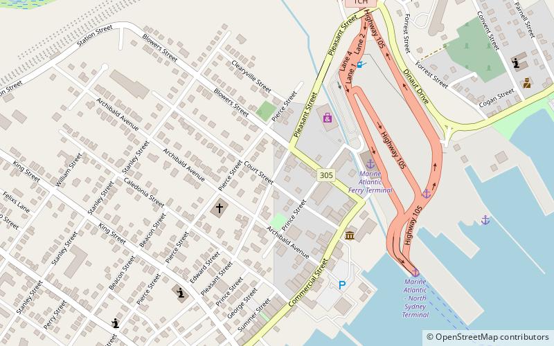 North Sydney location map