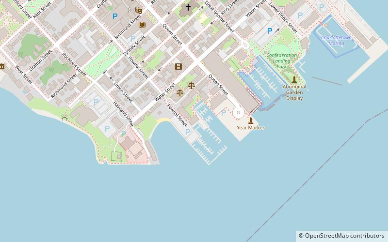 Charlottetown Yacht Club location map
