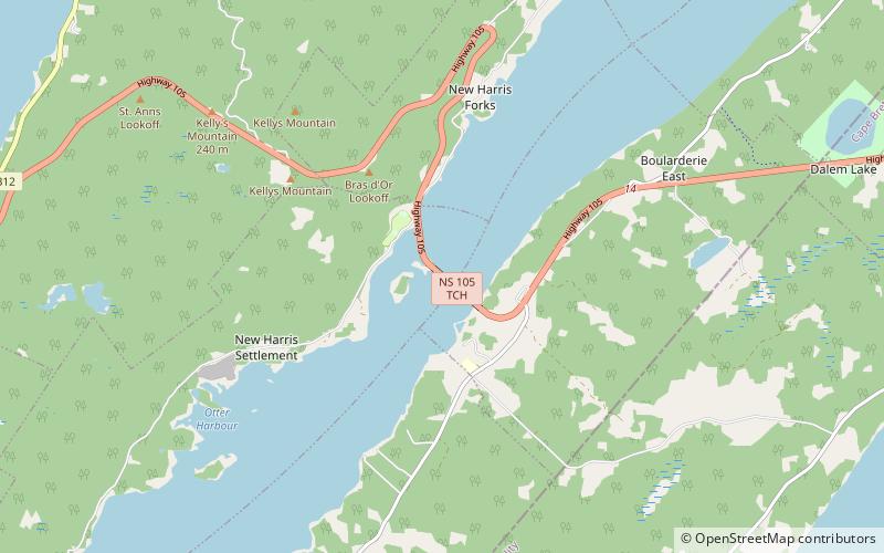 Seal Island Bridge location map