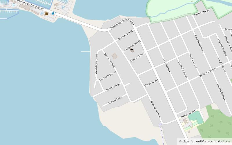 Pointe-du-Chene Wharf location map