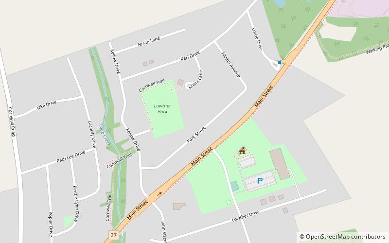 Cornwall-Meadowbank location map