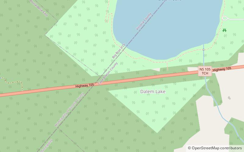 dalem lake provincial park boularderie island location map