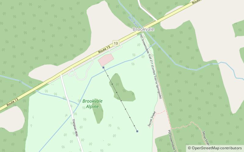 Brookvale Provincial Park location map