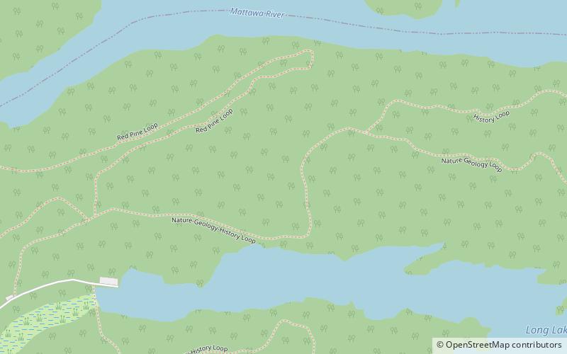 Parc provincial Samuel de Champlain location map