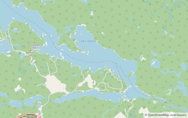 Lake Talon location map